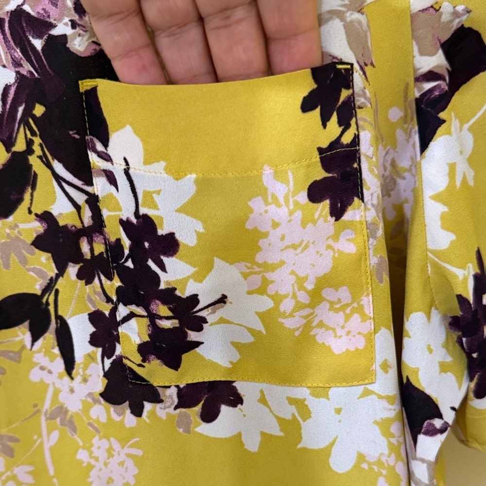 George Women's Top Floral short sleeve blouse Size 16-18 - Picture 7 of 8